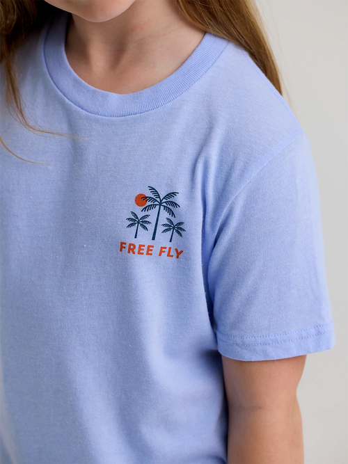 Youth Beach Access Tee - Heather Lavender