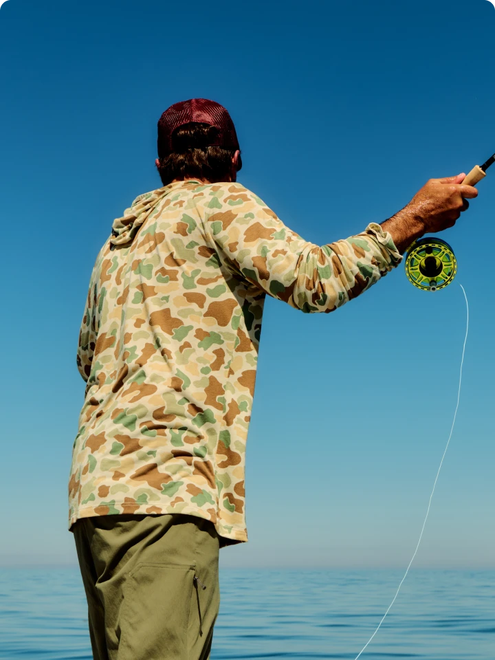 Men's Bamboo Lightweight Hoodie - Vintage Camo image